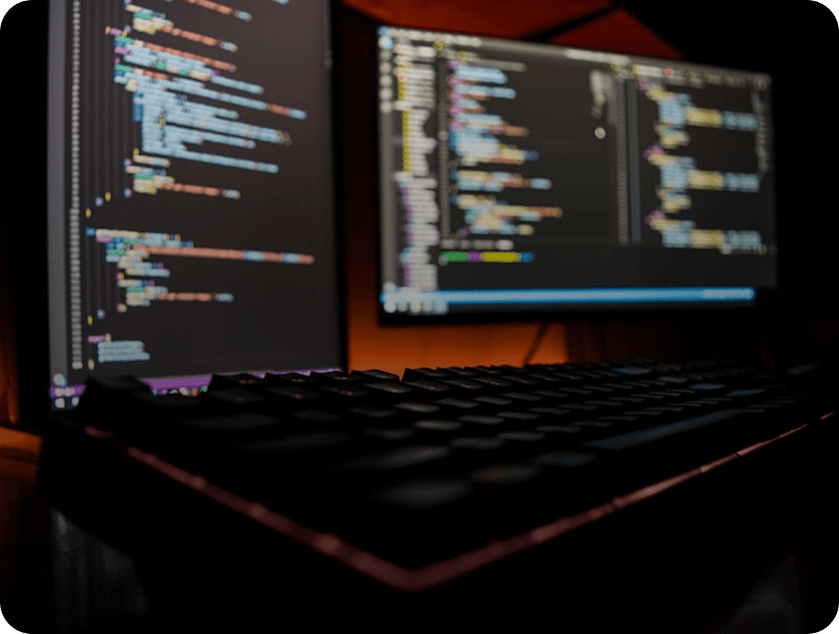 Backend engineer at work