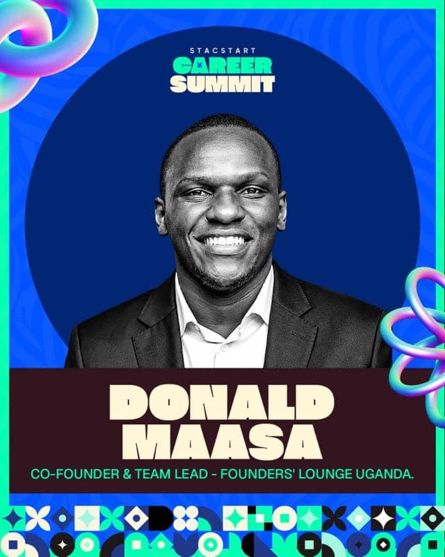 Donald Maasa — Co-founder and Team Lead, Founders Lounge, Uganda